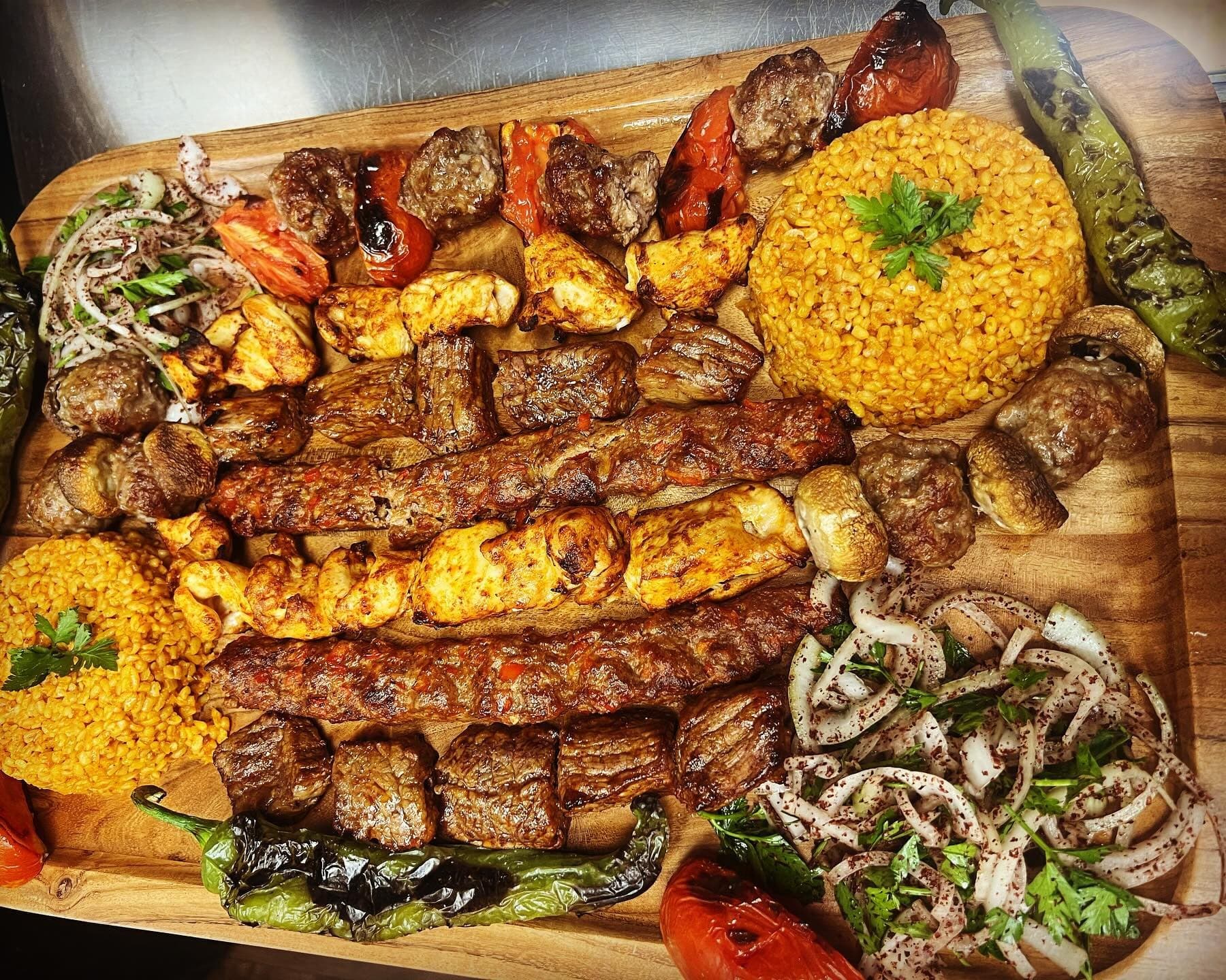 Antep Kebap House — mixed grill platter